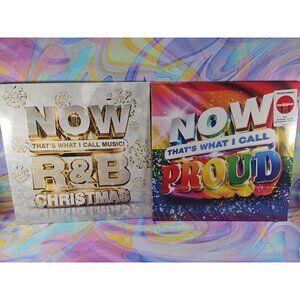Lot of 2 Now That's What I Call Music Records: Proud, R&B Christmas